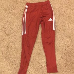 burnt orange adidas tracksuit